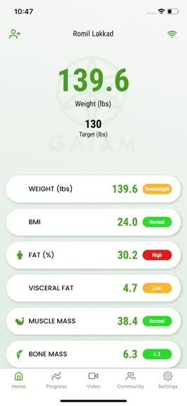 Game screenshot Gaiam Weight Scale hack
