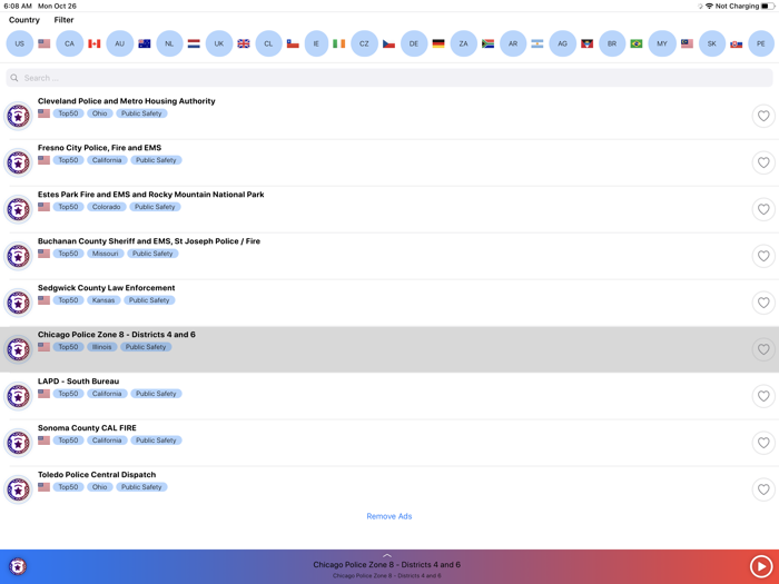 Police Scanner Radio  Fire