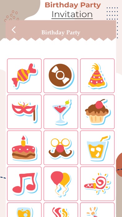 Screenshot #3 pour Birthday Party Cards & Frames