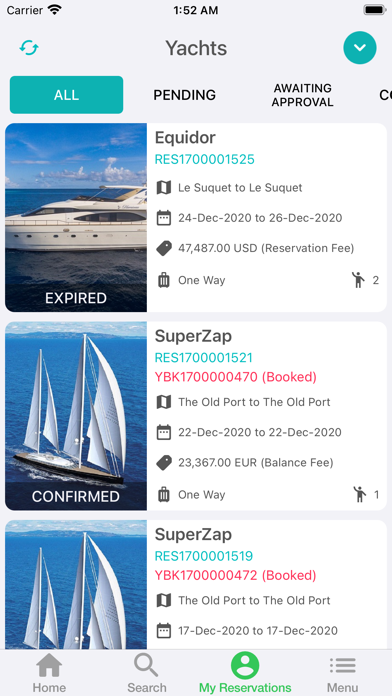YachtZap Screenshot