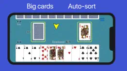 real gin rummy - no ads! iphone screenshot 1