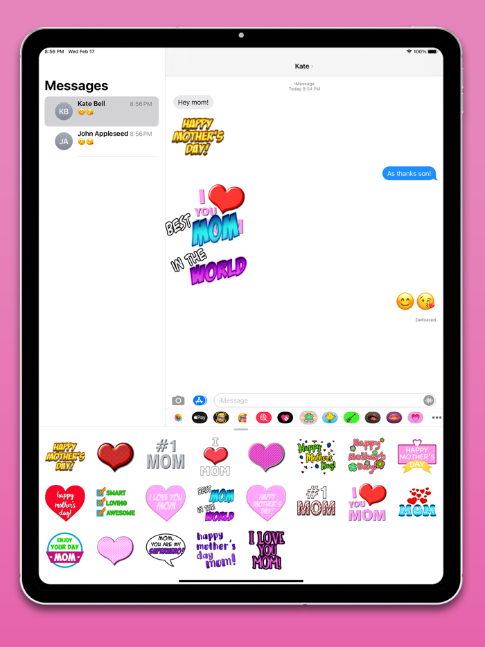 Mothers Day Fun Stickers