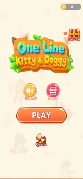 Game screenshot One Line: Kitty & Doggy mod apk