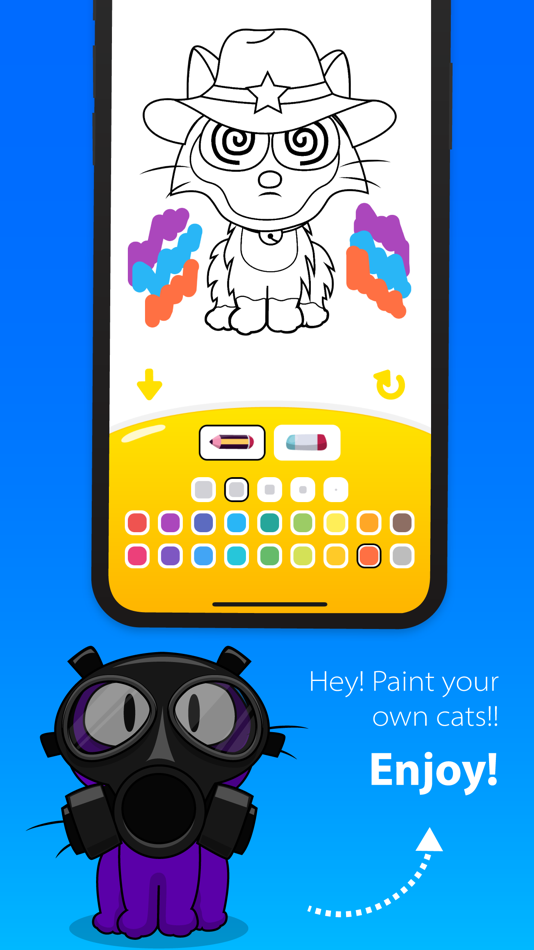 #4. Cats Empire - Feed Color Game (iOS) 由: Alberto Aznar