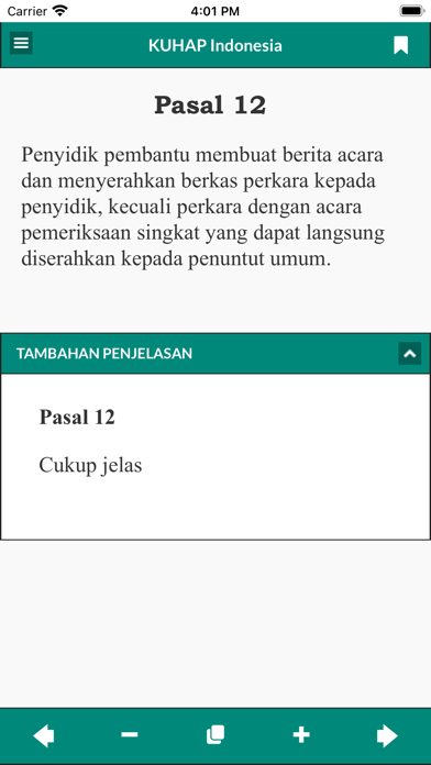KUHAP Indonesia Screenshot