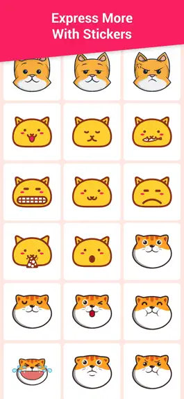 Game screenshot Animated CAT HEADS Stickers apk
