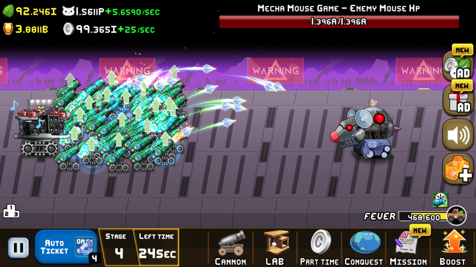 #6. Idle Cat Cannon (iOS) 由: Mediawork