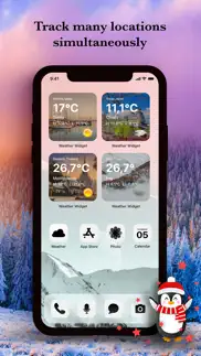 weather widget app iphone screenshot 2