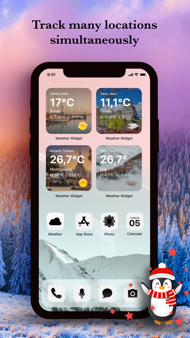 Screenshot #2 pour Weather Widget App