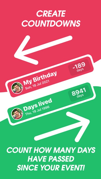 WhatCounts - Countdown App Screenshot