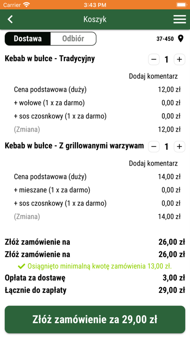 Oryginalny Turecki Kebab Screenshot