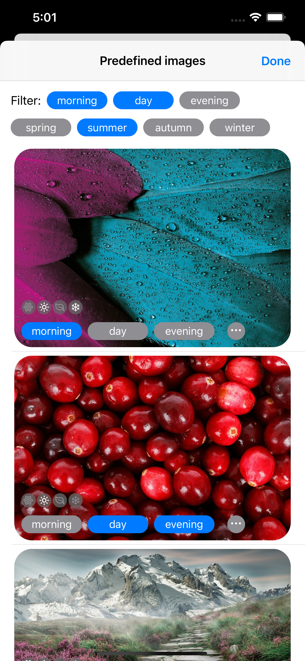 Mindful Widget