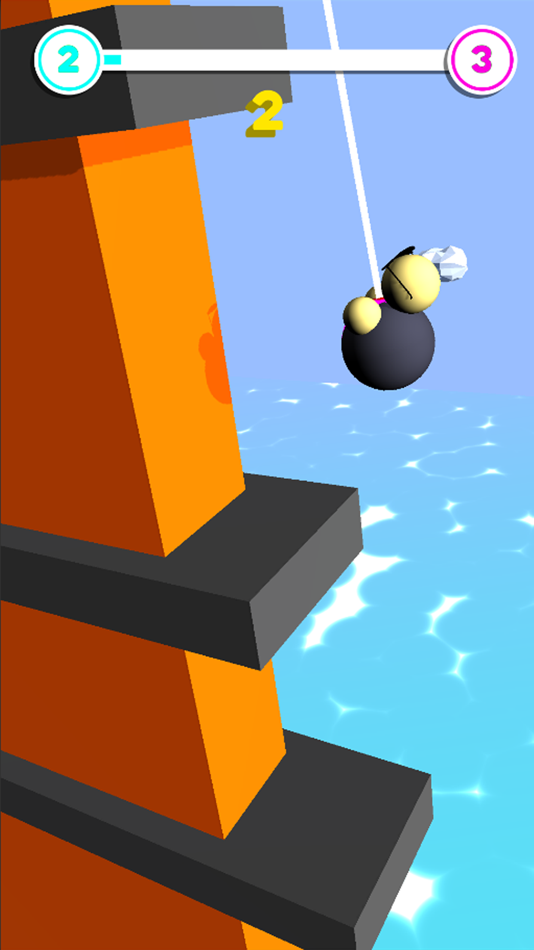 #2. Wobble Rope 3D (iOS) 由: James De Raja