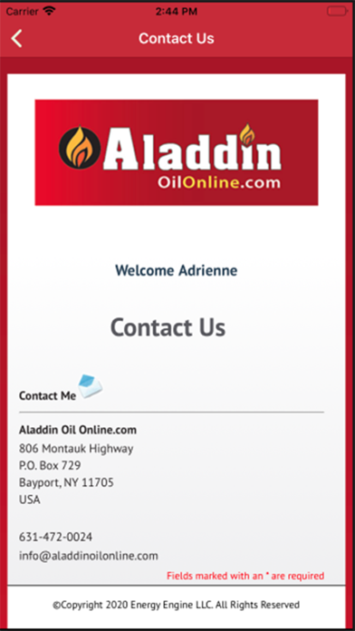 Aladdin Oil Screenshot