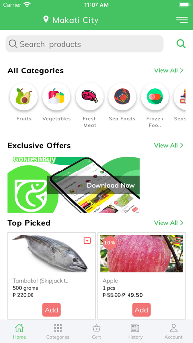 GoFreshBuy Screenshot