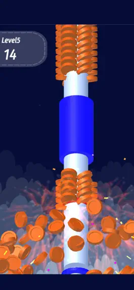 Game screenshot Slice Ring On Pipe Tower mod apk