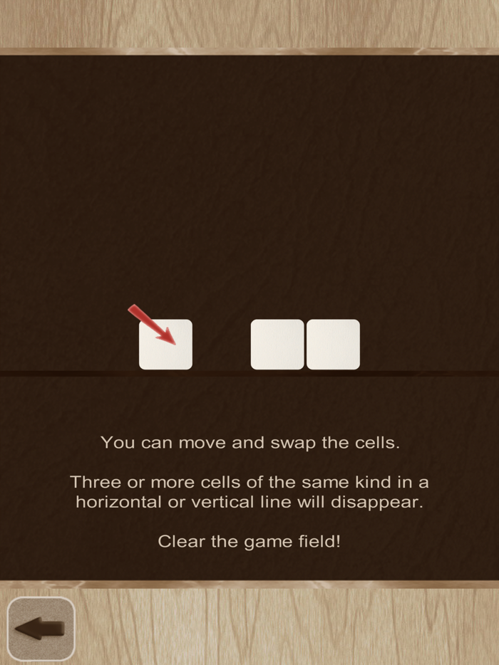 Swap the color cells. Puzzle