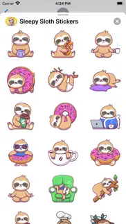 How to cancel & delete sleepy sloth stickers 2