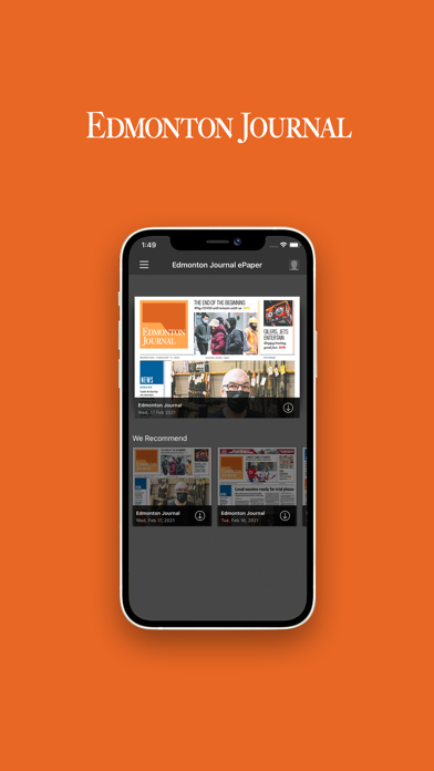 Edmonton Journal ePaper Screenshot
