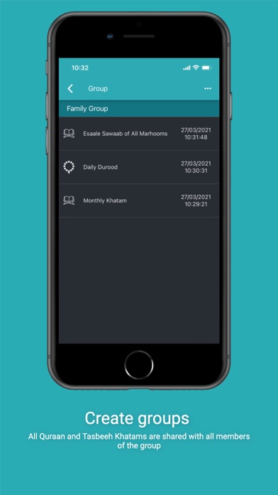 Group Khatam Tracker Screenshot