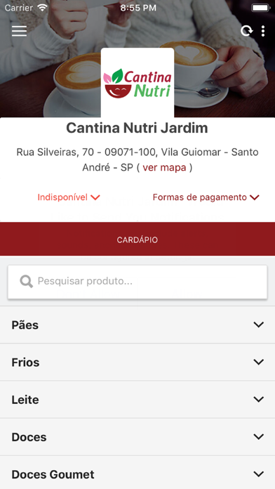 Cantina Nutri Screenshot