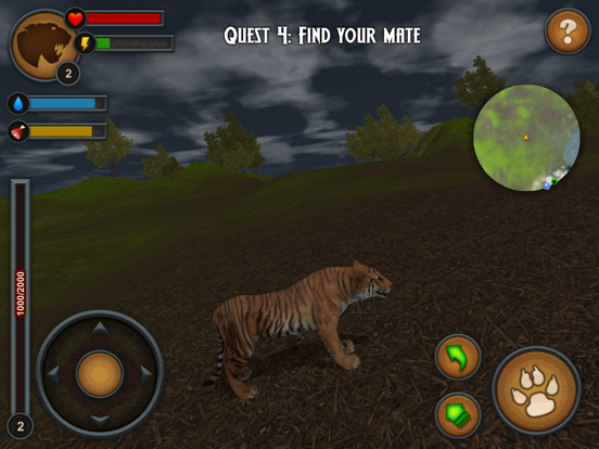 Tigers of the Forest iPad screenshot 2 - Games app