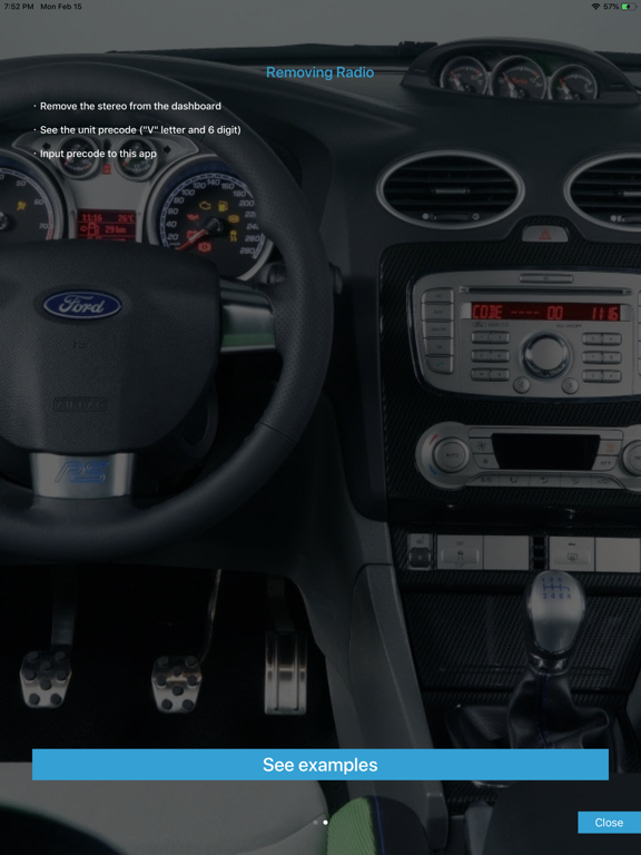 Radio Code for Ford V Serialのおすすめ画像4