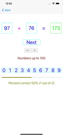 Game screenshot Test Math Arithmetic apk