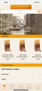 Becking-Kaffeeshop screenshot #1 for iPhone