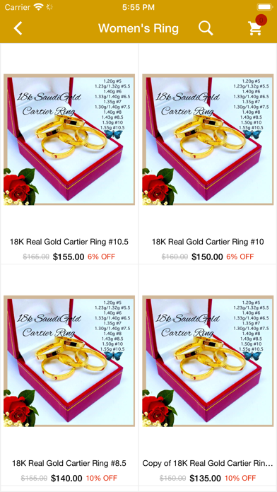 My Real Gold Jewelry LLC Screenshot