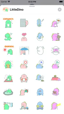 Game screenshot Little Dino Stickers pack hack