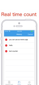 Memo & Text Counter -MojiCon- screenshot #4 for iPhone