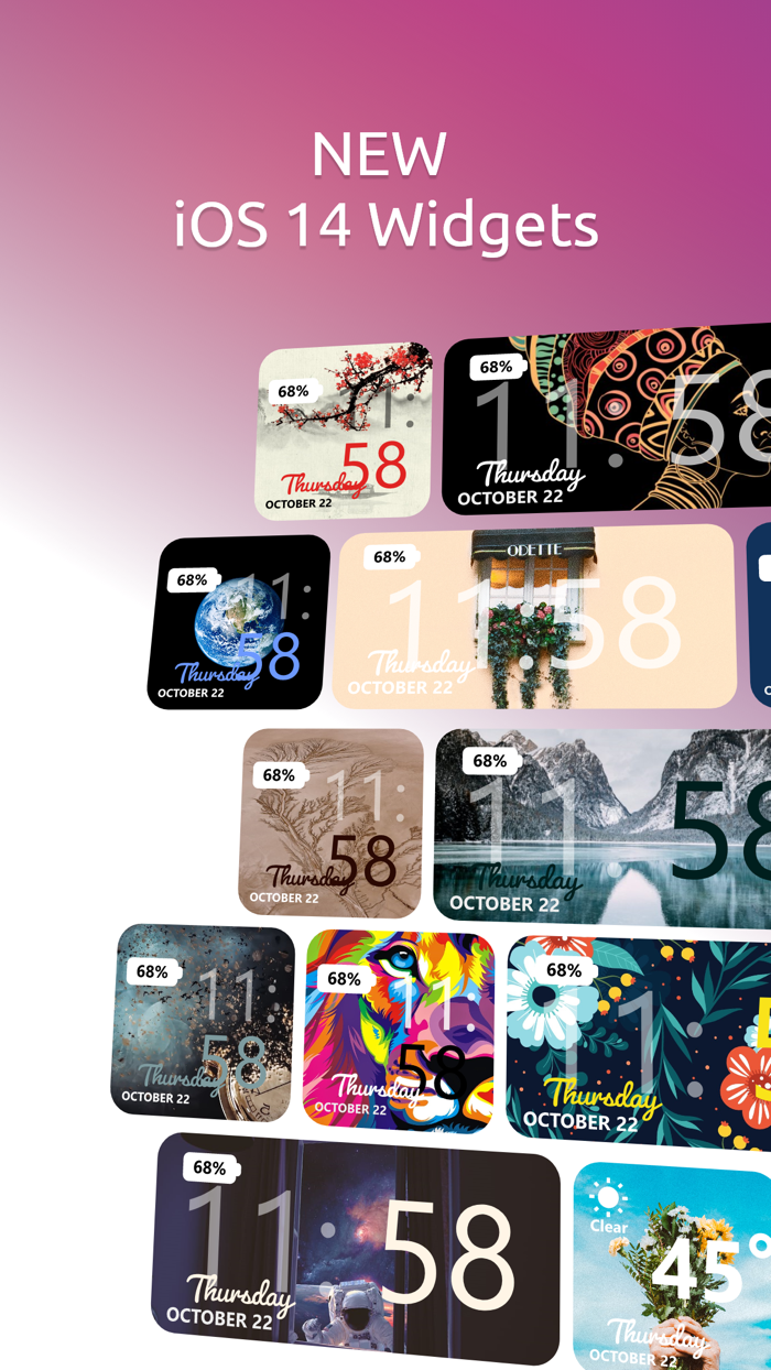 Widgets 360  Color Theme Icon