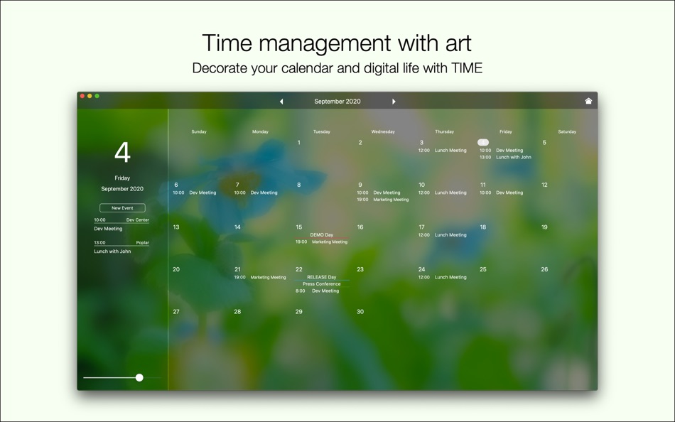 #4. TIME CALENDAR (macOS) 由: MASAYUKI WADA