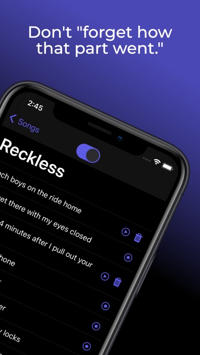 The Lyrics App Screenshot