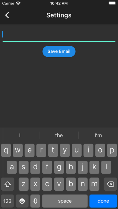 Idea Capture - Email Yourself Screenshot