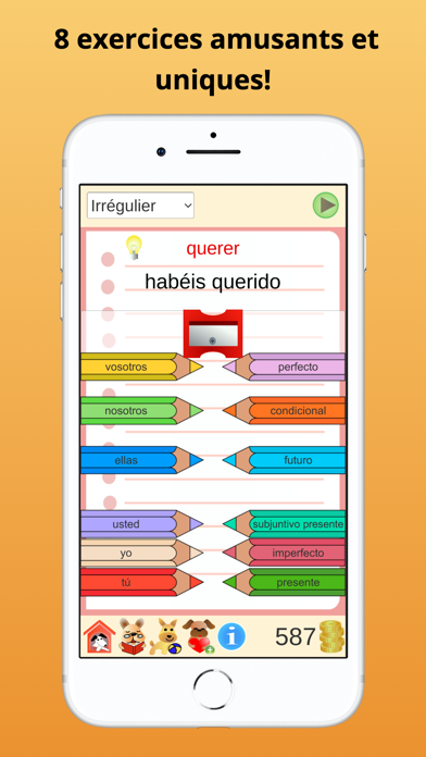 Screenshot #1 pour Conjugaison Verbes Espagnol