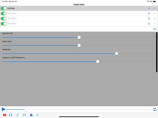 Screenshot #6 pour DOTEC-AUDIO AUMediaPlayer