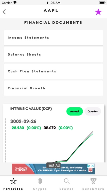 Ticker: Stocks & Crypto