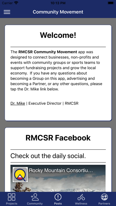 RMCSR Community Movement Screenshot