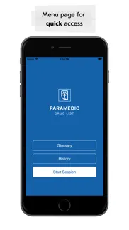 paramedic drug list flashcards iphone screenshot 1