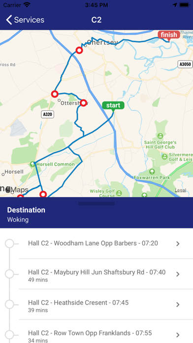 Falcon Coaches Screenshot