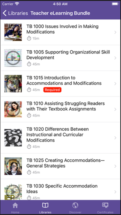 The Master Teacher eLearning Screenshot