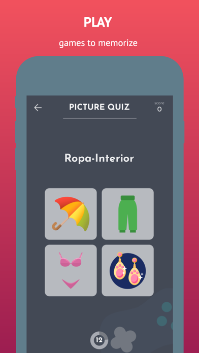 Esvoca: Spanish Vocabulary Screenshot