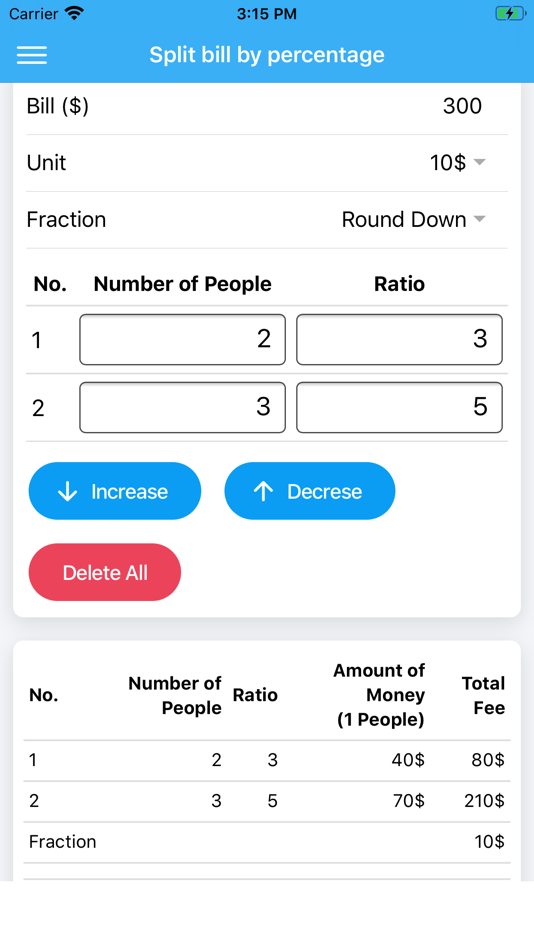 #5. Easy Split Bill (iOS) 由: Kouji Yamauchi