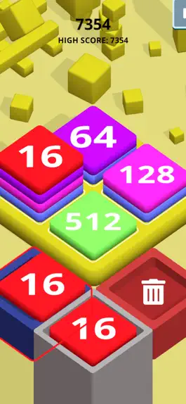 Game screenshot 2048 Cube Stack apk