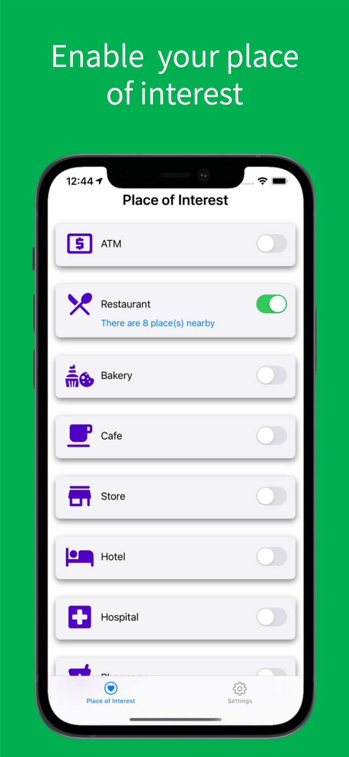 Find Nearby Place of Interests