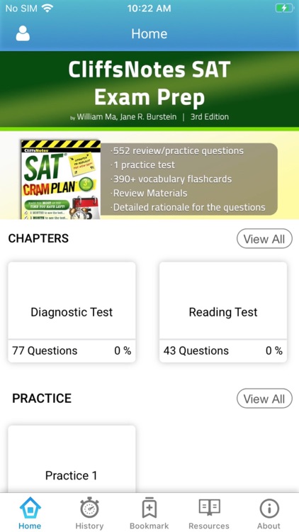CliffsNotes SAT Test prep