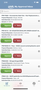 eVA Mobile 4 Approvers screenshot #1 for iPhone