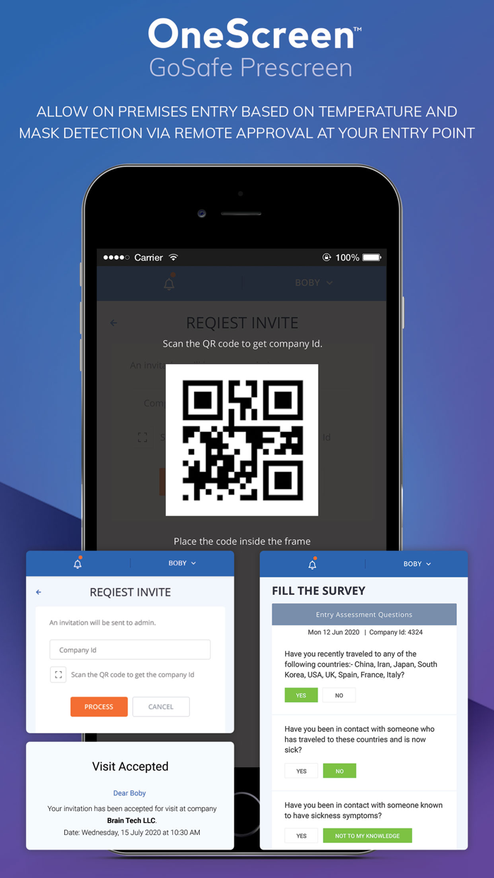 OneScreen GoSafe Prescreen